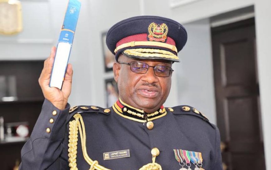 Japhet Koome Resigns as Kenya's Police Chief; Douglas Kanja Appointed Acting IG