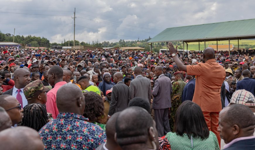 "Our youth are not available for retrogressive assignments," President Ruto.