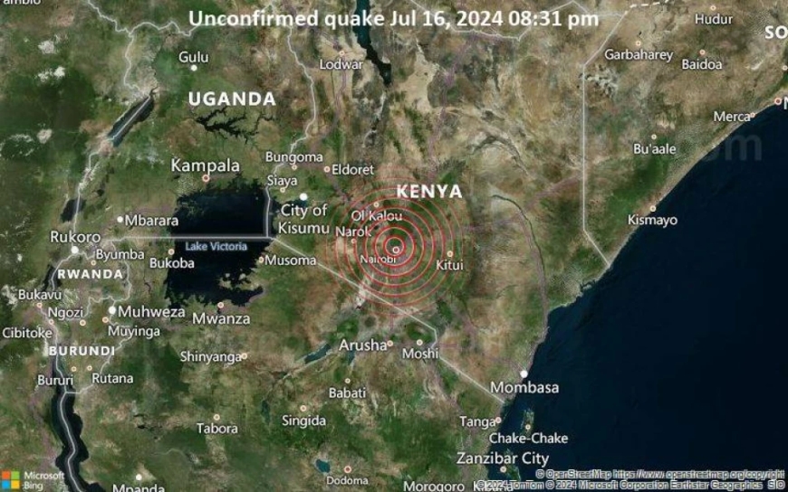 Kenya Hit Thrice By Earthquake Since 2022