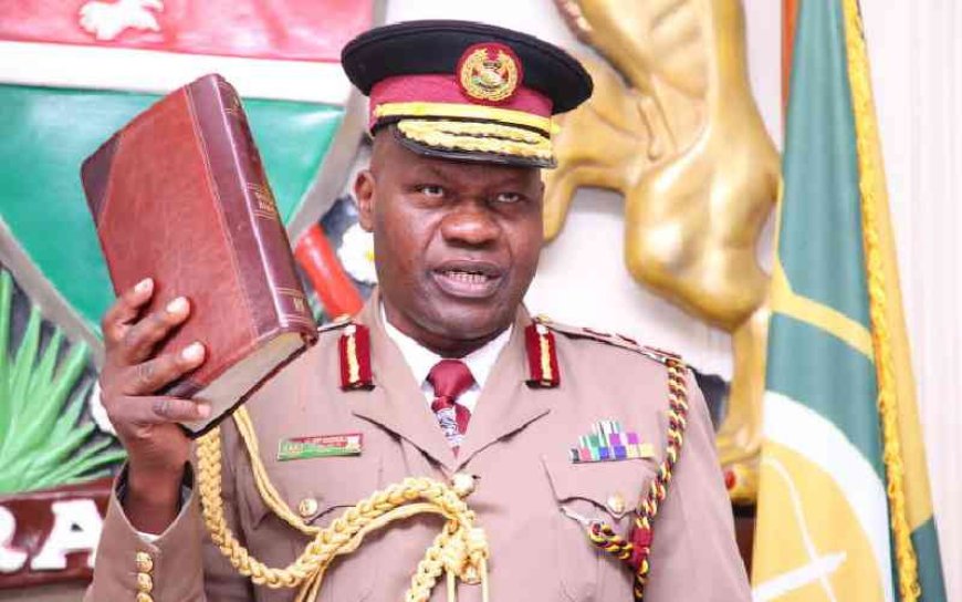 Gilbert Masengeli says , Mugambi’s Security Detail was withdrawn for training.